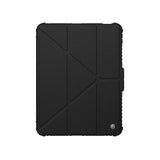 Apple iPad Pro 11" (2024) - Nillkin Bumper Leather Case Pro Camera Protective Multi Angle Standing Stylus Holder Rugged Case