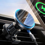 Baseus Cooling Fan Magnetic Wireless Car Charger Mount Holder 15W JR-ZS387