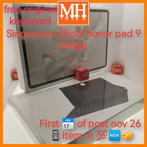 Free original ⌨️ Singapore official honor pad 9 warranty new set