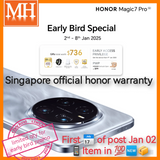 Singapore honor magic 7 pro early bird promo pre order with $736 freebies new set