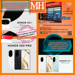 Singapore with freebies latest honor 200 pro / honor 200 warranty new set