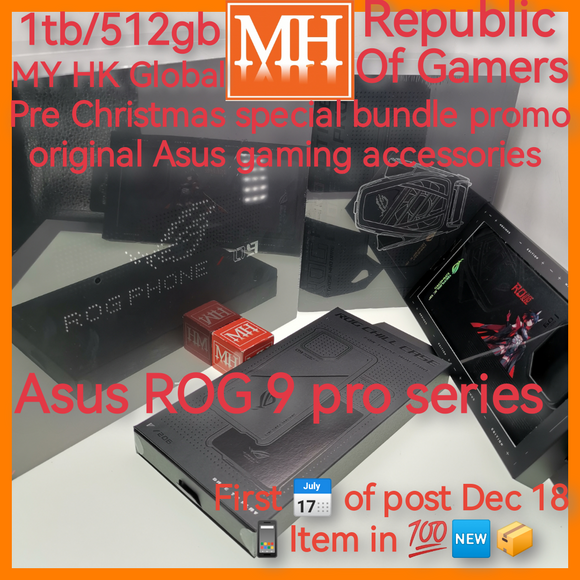 1tb/512gb global Asus ROG 9 all series pre Christmas special bundle promo new set