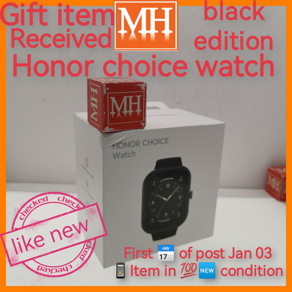 Official honor choice watch black edition full set