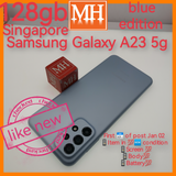 Singapore Samsung Galaxy A23 5g 128gb 8gb blue set