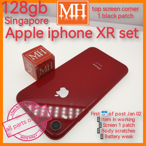 Singapore apple iphone XR 128gb red set