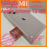 Singapore official apple iphone 13 white 128gb full set