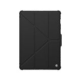 Samsung Galaxy Tab S10+ / Tab S9+ - Nillkin Bumper Leather Case Pro Camera Protective Multi Angle Standing Stylus Holder Rugged Case