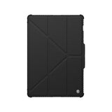 Samsung Galaxy Tab S10 Ultra / Tab S9 Ultra - Nillkin Bumper Leather Case Pro Camera Protective Multi Angle Standing Stylus Holder Rugged Case